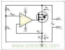 圖1:MOSFET的電阻變化,功能上像是一只可變電阻