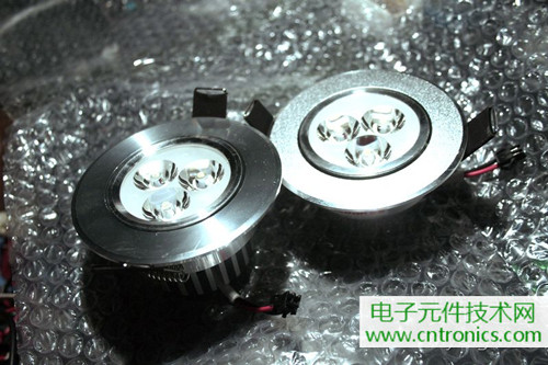 3W LED射燈拆解對比:普通版VS豪華版