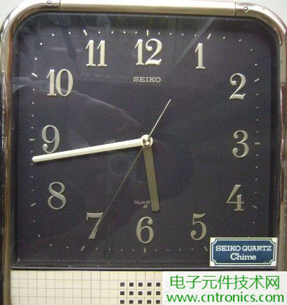拆個(gè)老古董,日本精工石英電子掛鐘拆解