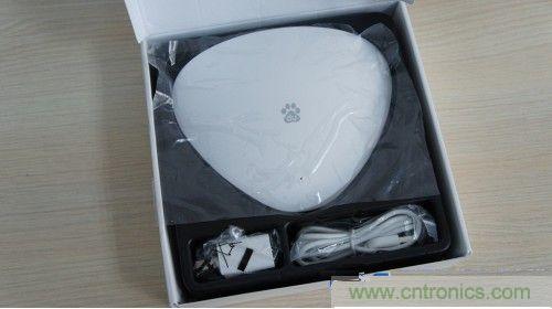 打開百度無(wú)線音樂盒包裝盒