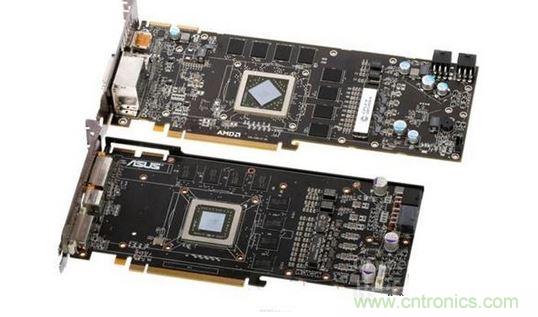 “當年”的Radeon HD 5870(上)和Radeon HD 4890(下)PCB