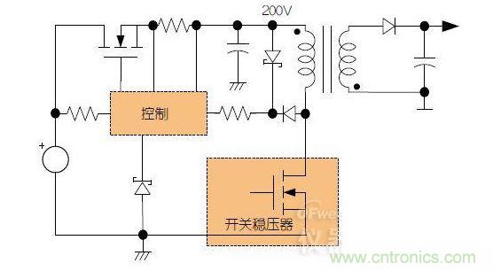 預穩壓器簡化轉換器設計，能夠使用更小、更低成本的元器件