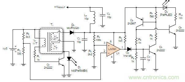 神級(jí)反激式開(kāi)關(guān)電源，在1.1V電壓下點(diǎn)亮了HBLED燈！