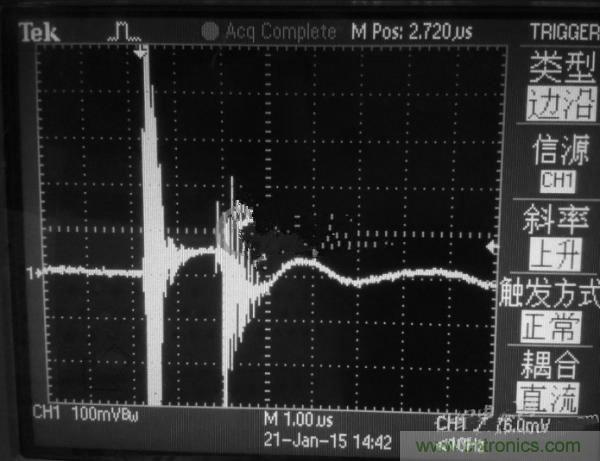 高人指點：反激初級電流波形異常如何解決？