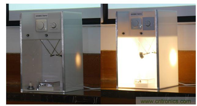 競爭對手MR16驅動產品與變壓器適配不好,導致不亮且閃爍嚴重