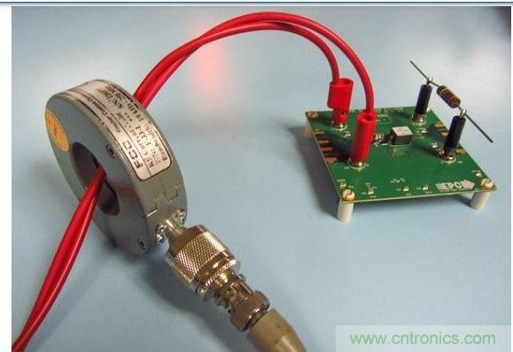 用Fischer F-33-1電流探頭進(jìn)行高頻電流的測試。