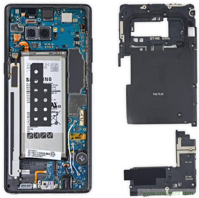 三星Note 8拆解，模塊化+分離式設(shè)計(jì)成趨勢(shì)？