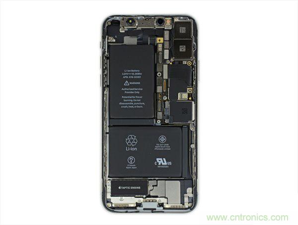 蘋果iPhone X iFixit拆解報告:雙層主板+雙單元電池