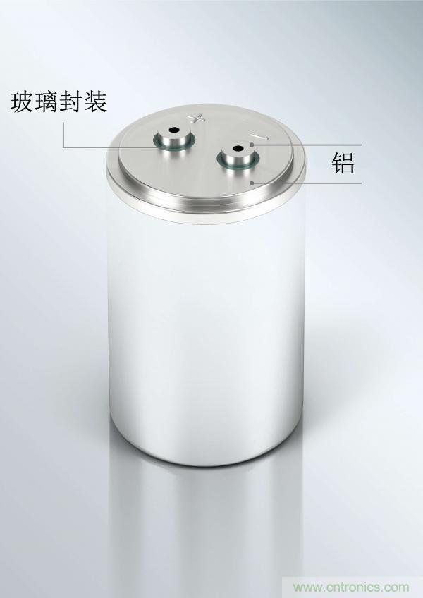 世界首創(chuàng)玻璃鋁密封端子,可大幅提升電容性能