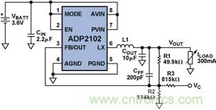 DC-DC開關(guān)穩(wěn)壓器&mdash;&mdash; 在DSP系統(tǒng)中延長電池壽命