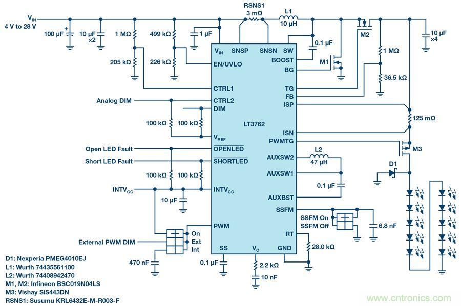 告別效率損耗源,這款器件隨時為大電流LED供電