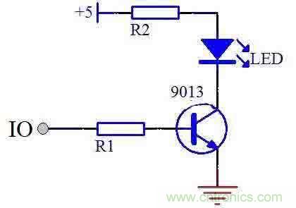 三極管在單片機中的應用圖解 三極管在單片機中的應用圖解