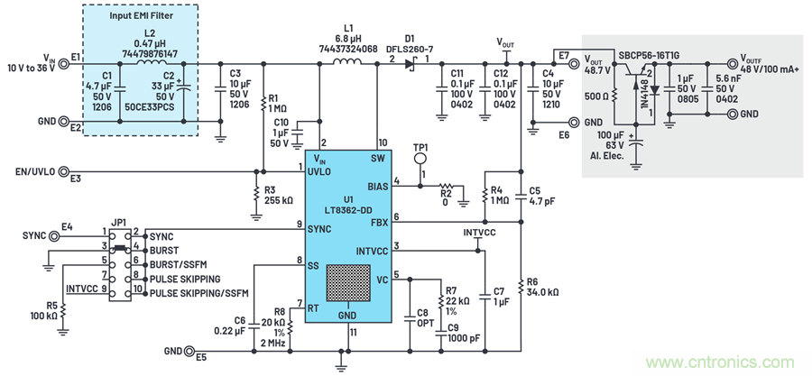讓我們做一個超低噪聲、48 V、幻像麥克風電源怎么樣？