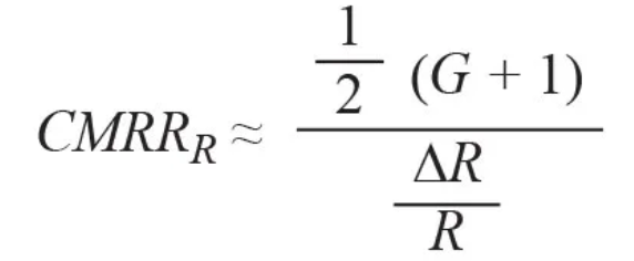 提高差分放大器的共模抑制比,電阻的選擇很關鍵