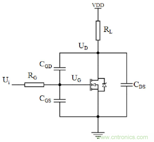 MOSFET的寄生電容是如何影響其開關速度的？