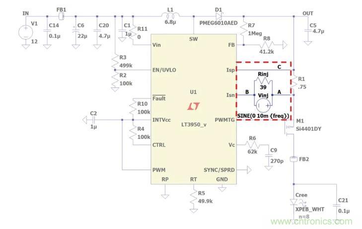 玩轉LTspice丨生成LED驅動器的波德圖，你學會了沒？