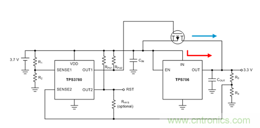 通過LDO、電壓監(jiān)控器和FET延長電池壽命 通過LDO、電壓監(jiān)控器和FET延長電池壽命