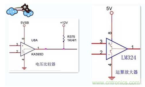 電壓比較器的工作原理以及與運放的差異 電壓比較器的工作原理以及與運放的差異