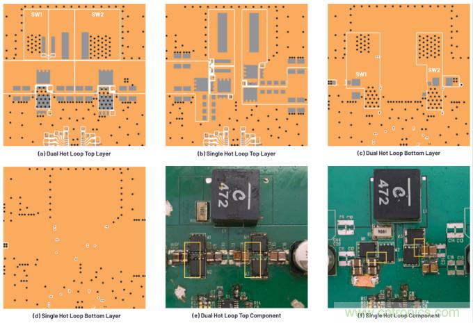 低輻射的4開關降壓-升壓型控制器布局&mdash;&mdash;單熱回路與雙熱回路