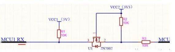 不同的電平信號的MCU如何進行串口通信？