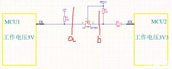不同的電平信號的MCU如何進行串口通信？