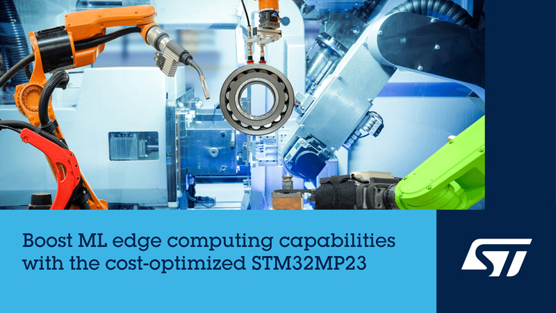 ST 推出 STM32MP23高性價比MPU，搭載兩個Arm Cortex-A35處理器核心